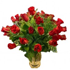 THREE Dozen Roses - Vased